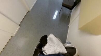 Cleaning Lady Gaged, Fucked hard and Creampied twice at Work By Worker