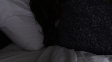 Sharing a Small Bed with stepmom