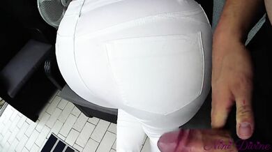 Milf sucks cock and gets fucked by the guy who comes to work at her home.