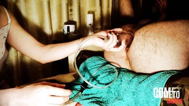 She pumped up my prolapse and sucked it