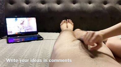 Hot squirming pleasure [12:40] and post orgasm torture. Playing cockhero