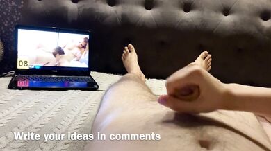 Hot squirming pleasure [12:40] and post orgasm torture. Playing cockhero