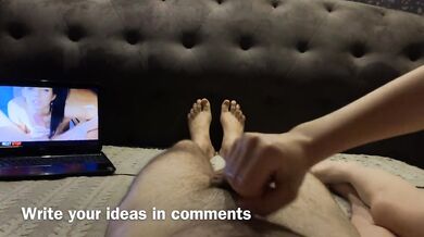 Hot squirming pleasure [12:40] and post orgasm torture. Playing cockhero