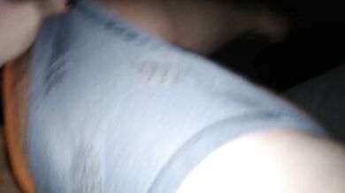 Smoking and teasing my tits and clit
