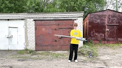Как сделать бульбомёт из трубы и картошки?