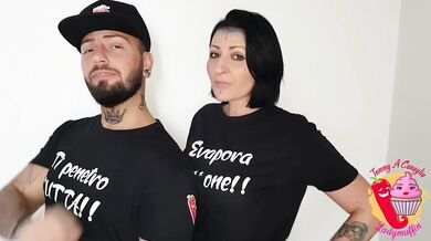 Stepbrother fucks her and fills her pussy