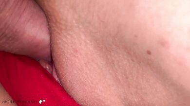 stepmom close up pussy fuck ends with hugh creampie