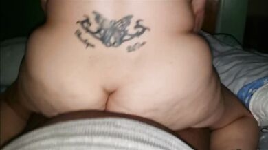 White Granny With A Fat Ass Takes Big Black Cock Like She Supposed Too