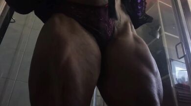 Hairy cave woman with huge clit