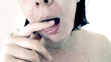 Italian ASMR brain orgasm with my tongue on your cock Insalivated fingers