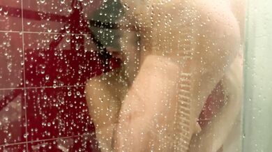 Best Rimjob and ass fingering - Shower Sex