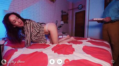 Oops I forgot to turn off Skype while fucking the pizza delivery guy