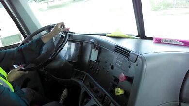 Sex in brake time,in my big truck.. Check it out