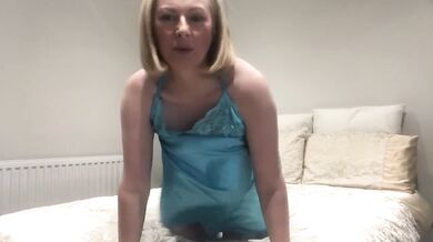 Annabel’s satin negligee play