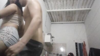 Colombian with perfect body twerks Big ass on New Year's Eve. Bubble butt latina amateur homemade