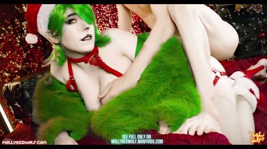 Grinch. Hot Christmas Creampie - MollyRedWolf