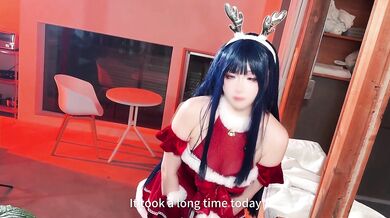 Hinata Hyuga costume Christmas Ver. Cosplay