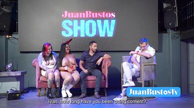Christmas Special: Lalucero swallows a COCK under the orders of his DOMINATRIX in Juan Bustos Show!