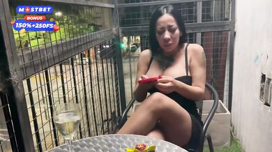 Mi Argentinian girlfriend with huge tits gets good whore as a christmas gift- Eldesc0 FT Maia Analia