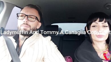 sensual and provocative woman in the car