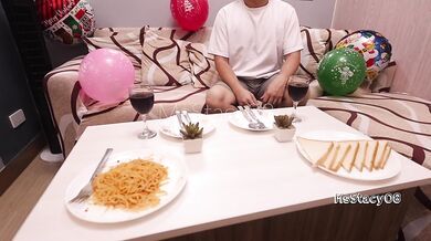 Christmas Alone With Teen Pinay Maid
