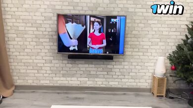 Busty blonde santa little helper made a surprise for a lonely guy