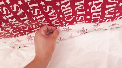 Stepmom Opens Stepsons Christmas Present Tantaly Sex Doll and Tries it Out and Stepson Catches Her!