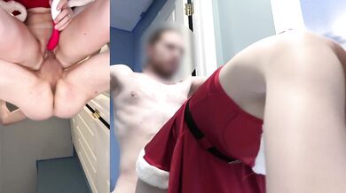 Christmas Closeup Creampie
