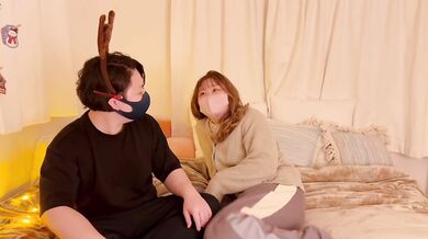 A Lustery Christmas - TEASER - Japanese Couple has intense sex on Christmas