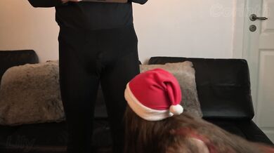 Mrs Santa uses loyal dark elf for cock pleasure when Santa is busy [Christmas contest, Lily Corinth]