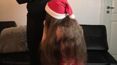 Mrs Santa uses loyal dark elf for cock pleasure when Santa is busy [Christmas contest, Lily Corinth]