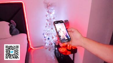 i asked for her and she appear next to my christmas tree. POV holidays fantasy