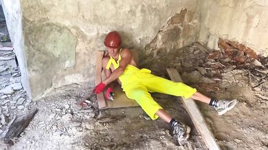 Gangbang - the boss fucked the girl three builders because she hadn't paid them for a long time