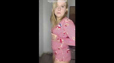 Horny 18yo Swedish Blonde Unwraps Your Orgasm Cum Only When I Say "God Jul" – Christmas Edging JOI