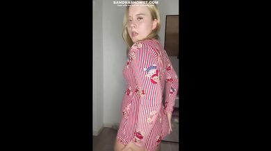 Horny 18yo Swedish Blonde Unwraps Your Orgasm Cum Only When I Say "God Jul" – Christmas Edging JOI