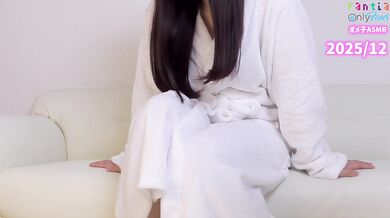 [ASMR] Watch me masturbate using a cotton swab [Situation Voice] Asian Big Tits