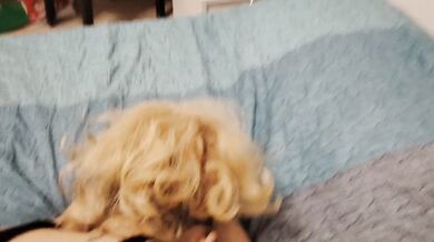 Xmas quickie doggystyle with cumshot on my asshole