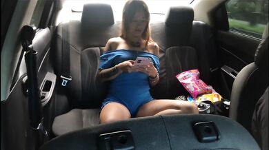 VS of hot Latinas masturbating in an Uber car.