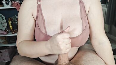 Cum for my huge juicy natural tits
