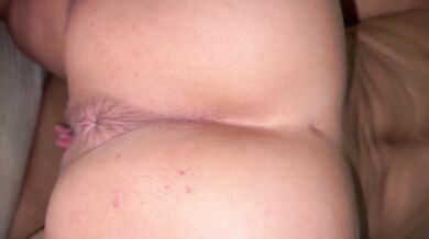 Finger in my sweet little ass and then spread my legs wide.