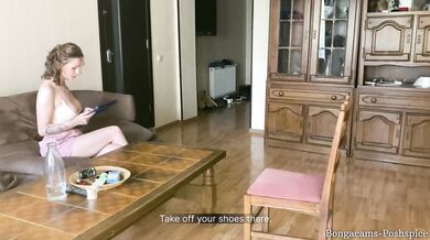 Lustful student seduces a married tutor.(with subs)