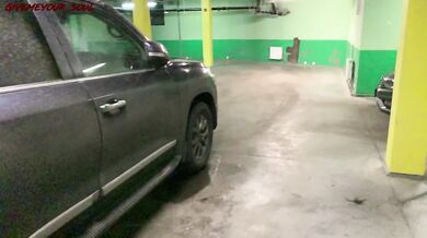 PICKUP IN GARAGE - REDHEAD CHEATED ON HER GUY FOR MONEY
