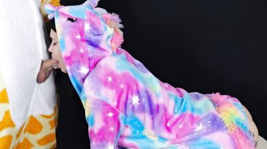 Gagging from a deep throat because his cock is huge