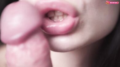 Juicy Slobbery Blowjob and Filling My Pussy with Cum