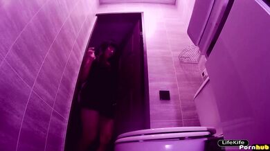 Sex in night club toilet from party Sex on party 