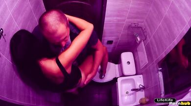 Sex in night club toilet from party Sex on party 