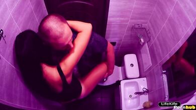 Sex in night club toilet from party Sex on party 