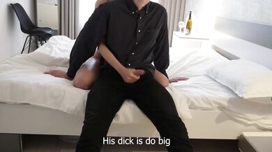 HOT MILF WIFE LET CUCKOLD HUSBAND WATCH WHILE SHE FUCK ANOTHER MAN