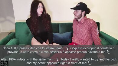 I let her ENJOY another man! ITALIAN THREESOME unscripted