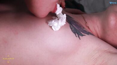 Desperately licking my redheaded friend's asshole. Redheaded pussy.
